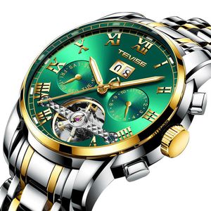 Designer-Herrenuhren, Automatikuhr, Diamant, 41 mm, feiner Stahl, Modekalender, wasserdicht, Mann, Goldwerk, Watches223j