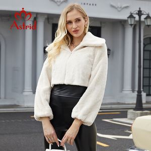 Womens Fur Faux Astrid Autumn Winter Women Beige Teddy Coat Stylish Female Plush Cashmere Jacket Tjock Casual Girls Streetwear Outwear 230921