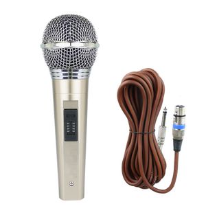 Microphones Professional full metal shell wired microphone dynamic microphone low distortion K song live handheld microphone 230920