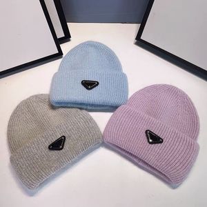 Chapéus cachecóis conjuntos gorro/tampas de caveira gorros de luxo chapéu de malha das mulheres designer moda gorro boné masculino outono inverno bonés casuais crânio