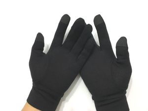 Beş parmak eldivenleri unisex akıllı yıkanabilir 100 Avustralya Merino yünlü eldiven astar iç 230921