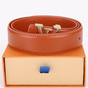 Belts for jeans Luxury Design Women Fashion Print Or Smooth belt 3.8cm 6 Combination High Quality Orange Box size 105-125CM
