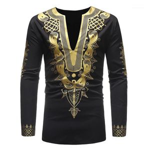 Roupas étnicas Roupas Africanas África para Homens Camiseta Desgaste Mens Tradicional 2021 Estilos de Roupa Tradicional1210C