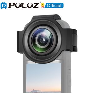 Andra kameraprodukter PuLuz för Insta360 X3 -uppgradering Optisk glaslinsskyddsskyddsskydd för Insta360 X3 Panoramiska rörelse Kameratillbehör 230920