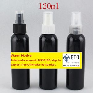 Partihandel Mist Spray Bottle For Cosmetics, Pet Parfym Automizer Refillable Pump Bottles Container 120 ml 4oz 50pc/Lot Wholesale Store 12 LL
