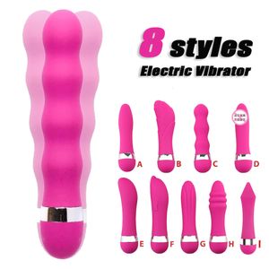 Toys adultos 8 estilo g-ponto g vaginal vibrador clitóris anal plugs nádegas nádegas eróticas brinquedos de sexo homens adultos garotos femininos masturbadores galo 230920