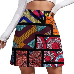 Skirts African Print Mini Skirt Korean Women's Golf Wear Summer Womens Dresses Short For Women