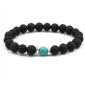 8mm natural stones beads bracelet men women lava blue emperor imperial stone bracelet257W