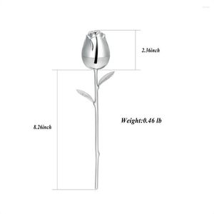 Hänghalsband 2023 unik design rosblomma smycken rostfritt stål hemligt stash minneskremation urn aska minnemament kvinnor kvinnor