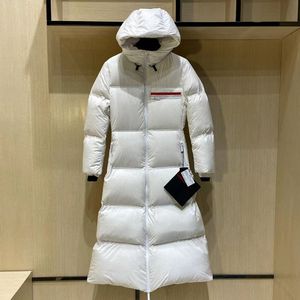 Vinterkvinnor Designer Down Jacket Women Cotton Coats Red Letter Mönster Kvinnor Parkas Outdoor Warm Long Straight Thicked Womens Ytterkläder Apparel 68