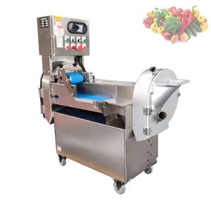 Máquina comercial de cortar vegetais, fatiador elétrico, aço inoxidável, triturador de alimentos, cenoura, pepino, máquina de corte automático