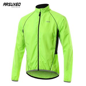 Jaquetas de ciclismo Arsuxeo Men's Outdoor Cycling Jacket Sports Impermeável Quick Dry Windbreaker Correndo Proteção Solar Bicicleta Roupas de Pele 230921