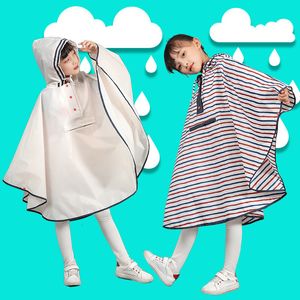 Raincoats crianças capa de chuva crianças para meninas meninos bonito impermeável com capuz impermeável criança criança capa capa poncho rainwear 230920