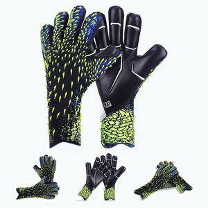 Luvas esportivas Luvas de goleiro Luvas de goleiro de futebol de látex Anti-derrapante Engrossar Luvas de goleiro de futebol Luvas de proteção de dedo Equipamento de futebol 230921