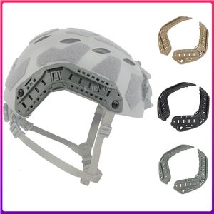 Caschi da sci Casco tattico Airsoft Binario di guida Paintball militare Tiro veloce Caschi ARC Binario di guida laterale Caschi da caccia Accessori 230921