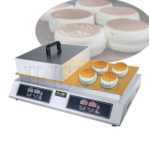 110 فولت 220 فولت الاستخدام الرقمي عرض DISTRION Double Plates Japanese Shufulei Maker Shufulei Machine Fluffy Waffle Maker