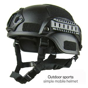 Лыжные шлемы Военный шлем FAST Helmet MICH2000 Airsoft MH Тактический шлем Открытый тактический пейнтбол CS SWAT Защитное оборудование для верховой езды 230921