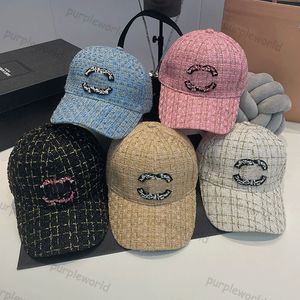 Unisex boll hatt designer lyx casual classic baseball hatt mode brev broderade strandkapsel 5 färger