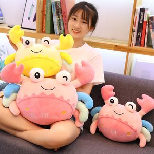 Plush Dolls Cute Crab Pendant Doll Plush Doll Cloth Doll with Pliers Small Mini Children Large Throw Pillow 230921