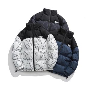 Herrarna ner parkas lappster-youth vinter puffer jacka y2k lapptäcke tjocka puffer jackor män koreanska moashions parkas brevjackor rockar 230920