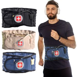 Portable Slim Equipment Waist Air Traction Brace Belt Spinal lumbar Support Back Relief Backach Pain Release Massager Unisex Physio Decompression 230920