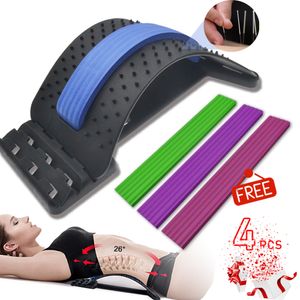 Portable Slim Equipment Back Massager Stretcher Support Spine Deck Pain Relief Chiropractic Lumbar Fitness Massage 230920