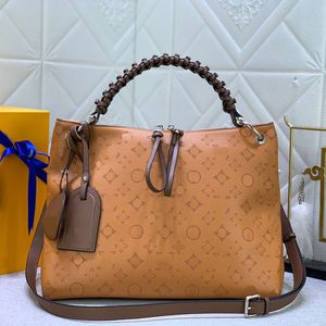 Fashoin Classic äkta läder shoppingväska designer axel tote handväskor kvinnor presbyopisk koppling handväska shopping väskor hög kapacitet purses kvinnors totes väskor