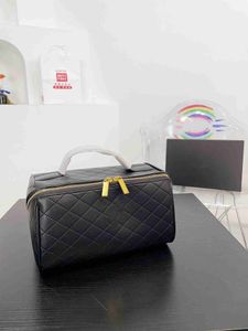 Lüks Tasarımcı Çanta Kadın Çanta Makyaj Çantası Depolama Çantaları Kutu Çantaları Kozmetik Kutusu Alışveriş Çanta Moda Elmas Siyah Büyük Kapasite