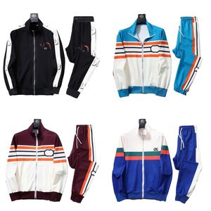 Mens Womens Tracksuits Suits Designer Jogging Sweatshirts Casual Long sleeved 2 pcs Set Sportspants Street Clothing Zip Jacket Sportswear size M-XXXL