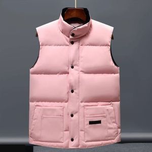 Mens designer vestiti caldi gilet da uomo giacche di lusso da donna cerniera Capispalla rosa gilet soprabito moda inverno giacca a vento cappotto L6