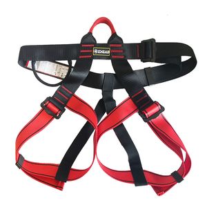 Climbing Harnesses Outdoor Climbing Harness Bust Seat Belt Professional Rock Climbing Mountaineering Belt Safety Harness Rappelling Equipment 230921