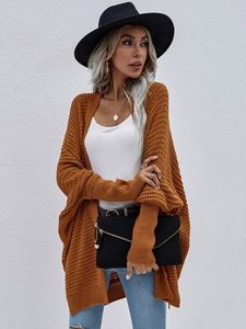 Tees dla kobiet -dzianiny boho duży sweter batwing sweter batwing sweter kobiety odzież jesienna luźna płaszcz dzianina kurtki 230920