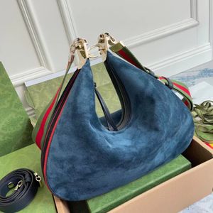 Modehandtaschen befestigen Taschen Frauen Taschen Halbmond Crossbody Shopping Strand Mode berühmte große Umhängetaschen Geldbörse echte Handtaschen