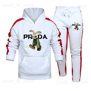 Masculino Tracksuits Hoodie Boutique Masculino Lace-up Calças Masculinas Queda Premiada Moletom Masculino Outono Calças Masculinas Hoodie Set 2023 T230921