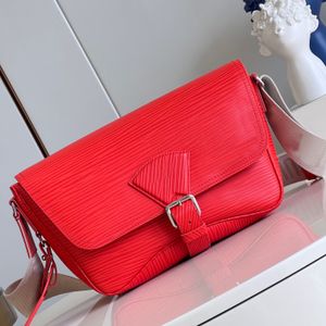 9A Designer EPI Crowhide Shoulder Bags 34cm Ample Space Handbags High Imitation Women Flap Purse