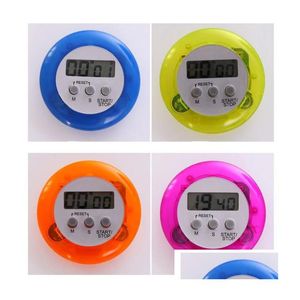 Kitchen Timers Round Electronics Countdown Timer Alarm Digital Desktop Home Gadgets Cooking Tools Calcagraph Time Meter Sn806 Drop D Dhc3Y