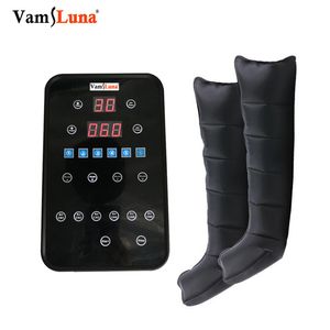 Outros itens de massagem Presoterapia Air Compression Leg Massager Wraps 6 Chambers com LCD para pé bezerro massagem recuperação terapia circulação sanguínea 230921