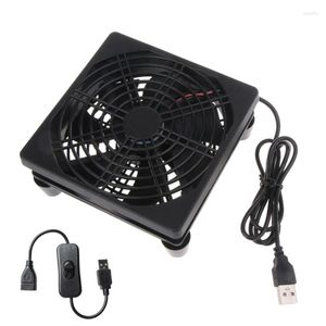 Computer Coolings 120mm Cooling Fan Router Silent For Cases Mining Rig CPU Dropship