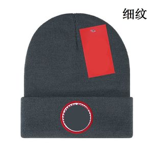 Atacado Designer chapéu de malha ins popular Canadá inverno chapéus clássico carta ganso impressão de malha bonés de luxo moda ao ar livre gorros H2-9.21