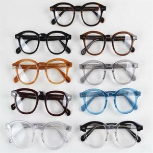 LEMTOSH óculos armação lente clara johnny depp óculos miopia óculos Retro oculos de grau homens e mulheres óculos de miopia frame202w
