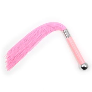 Whips Crops 40CM Metal Edging Silica gel Tassel Horse Whip for Horse Training Crop Whips 230921