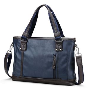Binglar marka tasarımı sıradan erkekler çelik deri iş çantası vintage seyahat erkek omuz messenger çantaları bilgisayar dizüstü çantalar 230920