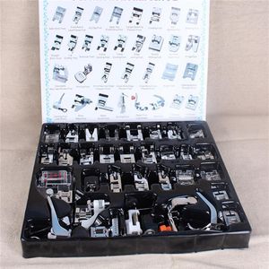 32pcs Mini Domestic Sewing Machine Braiding Blind Stitch Darning Presser Foot Feet Kit Set For Brother Singer Janomefront 324y