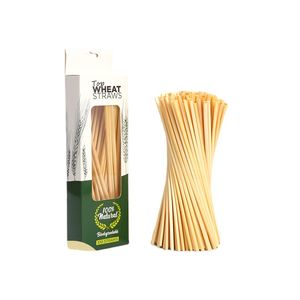 Cannucce Creative Stoviglie Paglia Paglia di grano vegetale biodegradabile naturale