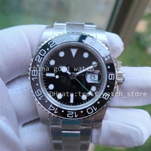 Super Factory Watches S BP Classic Justera Hour Hand V2 Automatiska rörelsesursur 40mm BPF Ceramic Bezel Watch Luminous D228P