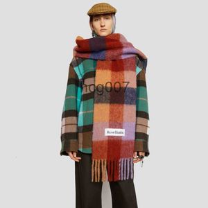 Szaliki zimowe szale dla kobiet mężczyźni ciepłe owijanie Lady Paszmina marka Scarve Cashmere Plaid Scarf Szyja