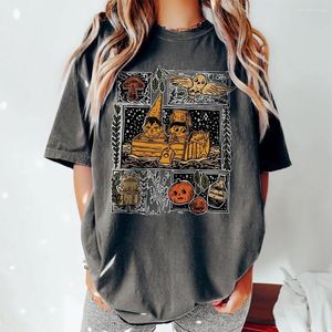 Koszulki damskie Pottsfield Harvest Festival koszulka Vintage On the Garden Wall T-shirt unisex halloween dynia tee otgw jesienne jesienne top