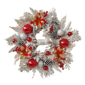 Christmas Decorations Eye Catching Christmas Wreath Rich Color and Festive Atmosphere Impress Everyone Who Sees It Perfect Holiday Decor HKD230921