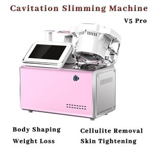 V5 Pro Macchina portatile per cavitazione ad ultrasuoni Macchina dimagrante per rimozione cellulite addominale