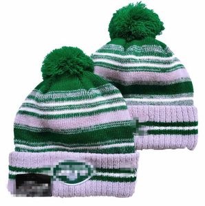 Роскошные шапки New York Beanie NYJ дизайнерские Winter Bean для мужчин и женщин Модный дизайн вязаные шапки осенние шерстяные шапки с буквами жаккардовые унисекс теплые черепа Спортивная вязаная шапка A1